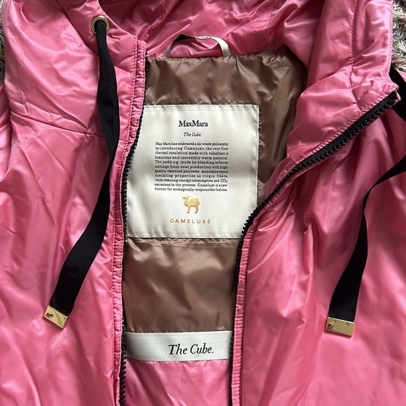 💓MaxMara Camel-wool Water Repellent Jacket - THE CUBE 💓 Size 0 - Picture 8 of 9